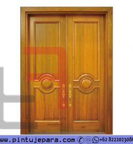Pintu Kayu Jati 2 daun Rumah Klasik PJ-721
