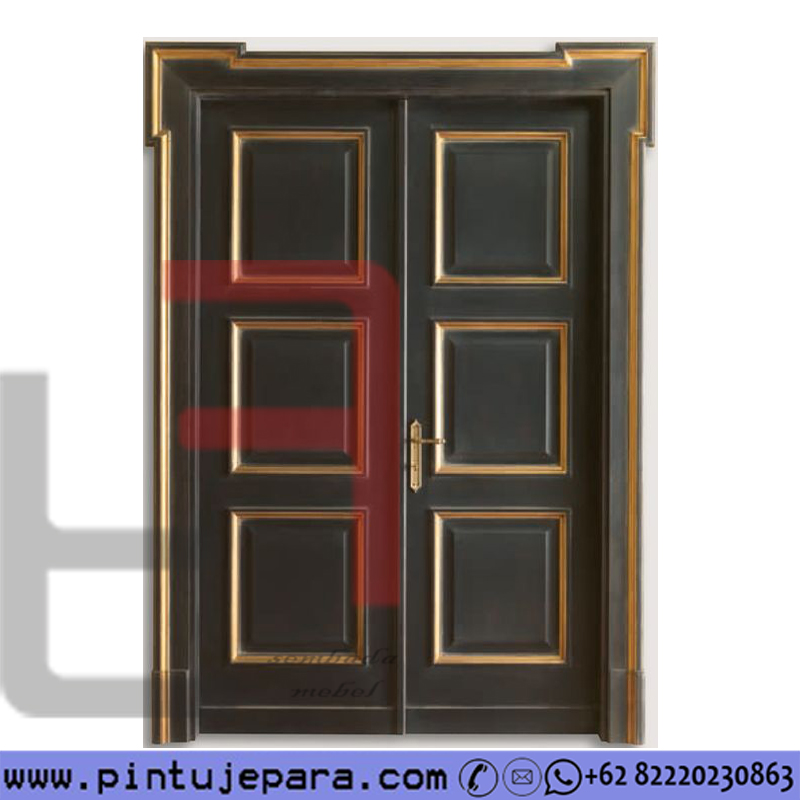 Pintu Rumah Kupu Tarung Klasik Ethnik Panel PJ-725