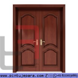 Pintu Jati Jepara Klasik Kupu Tarung PJ-750