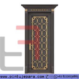 Pintu Rumah Ukir Jepara Klasik Mewah 1 Daun PJ-754