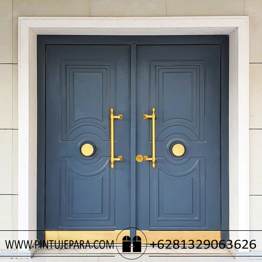 Pintu klasik mewah cat duco kupu tarung PJ-53